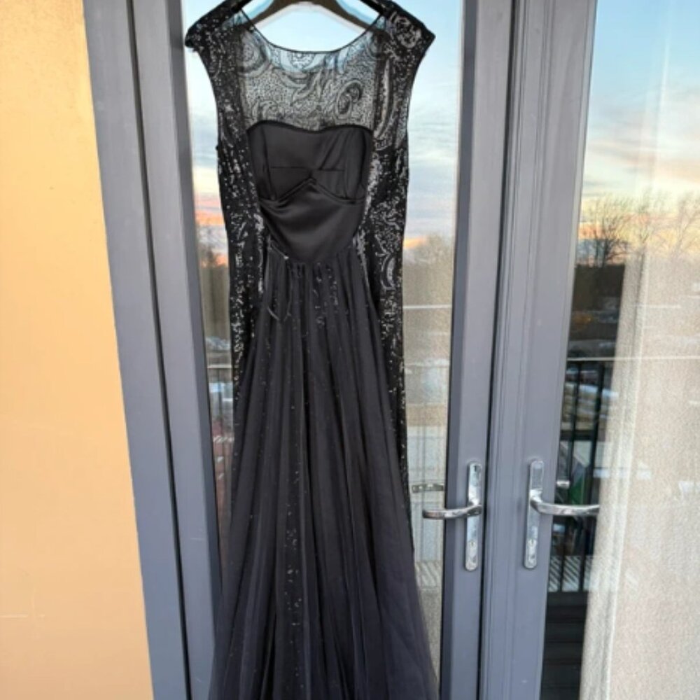 Wtoo bridal by Watters Black Bridal Dress Size 8